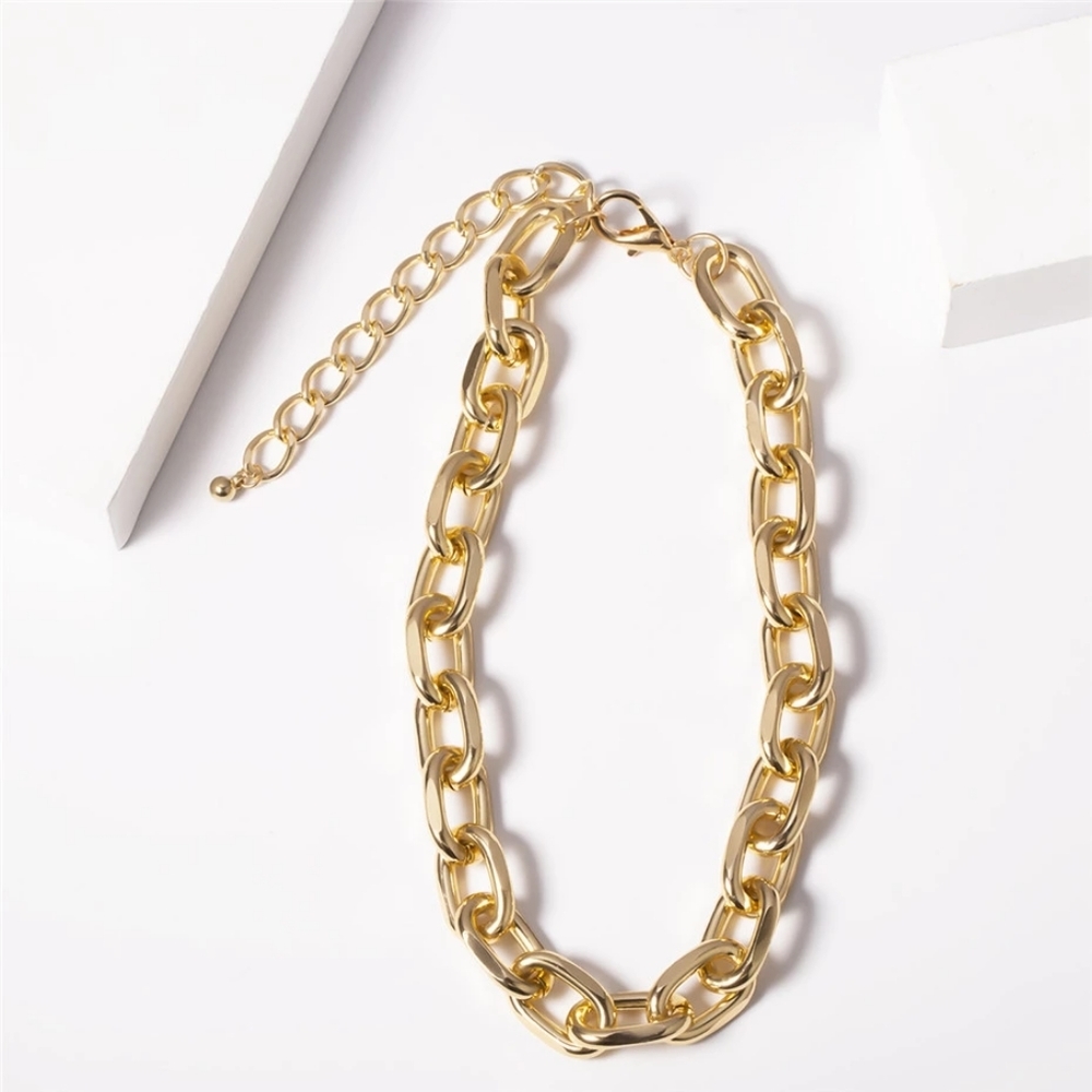 Chunky Chain  Necklace & Bracelet Set - Picture 3 of 5